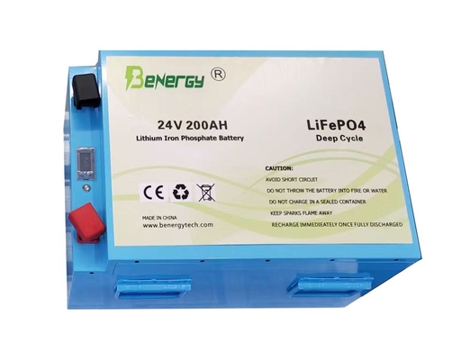 haut-parleur Bluetooth 24V 200AH batterie LiFePO4 rechargeable avec batterie de véhicule électrique BMS