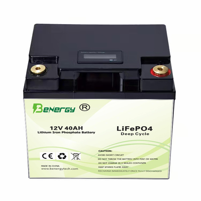 batterie solaire Lifepo4 d'ion de lithium de 12V 40Ah pour E - réverbère solaire de bateau