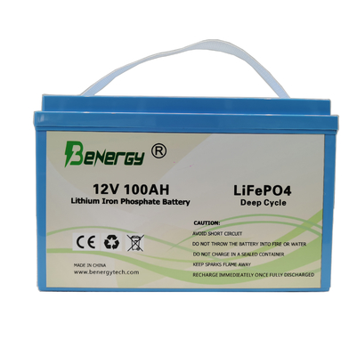 Paquet profond 12V 100ah 150ah 200ah LiFePO4 Ion Cell EV de batterie au lithium de cycle pour la puissance extérieure