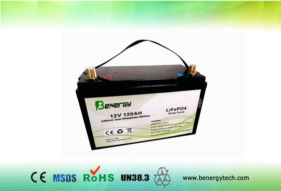 Batteries au lithium profondes de la batterie IP65 12V 120AH du cycle rv LiFePO4 pour des caravanes